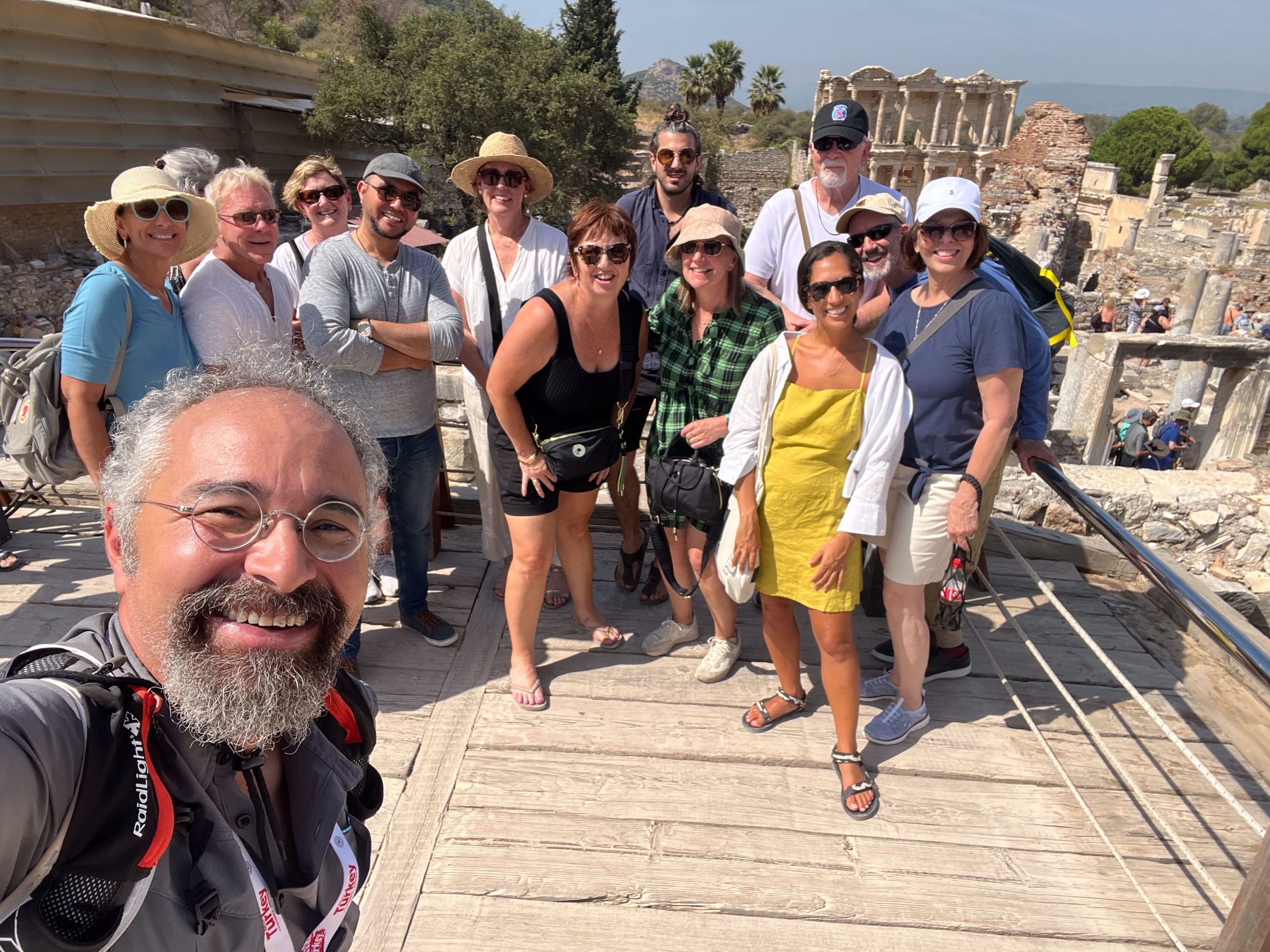 Group photo during a Ephesus tour