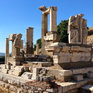 Fountain on Curetes Street in Ephesus