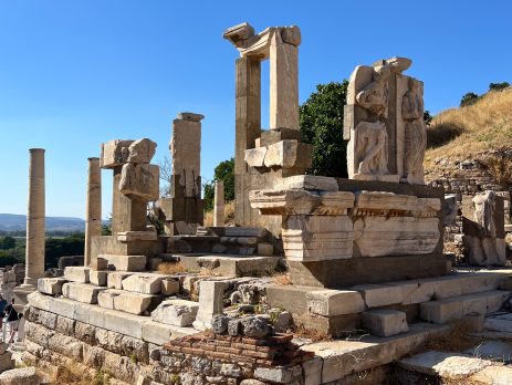 Fountain on Curetes Street in Ephesus