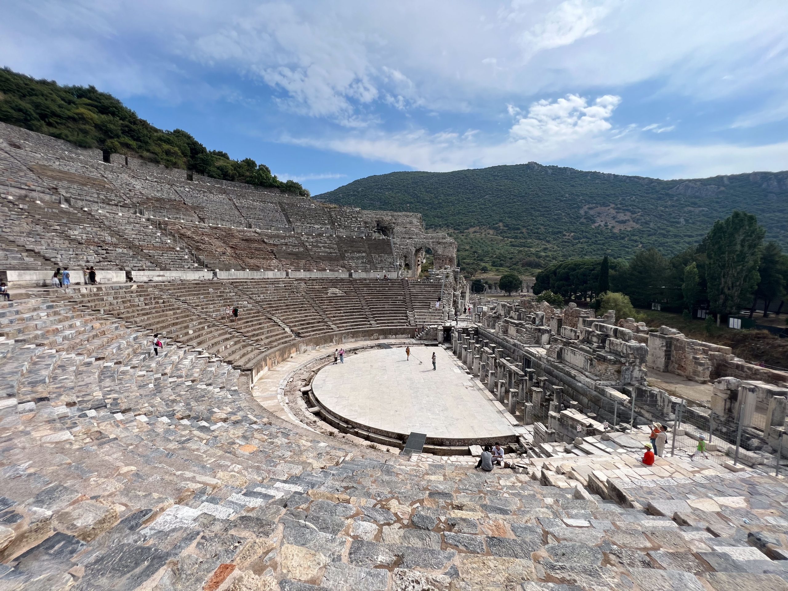 Seating rows of the Great Theatre at Ephesus