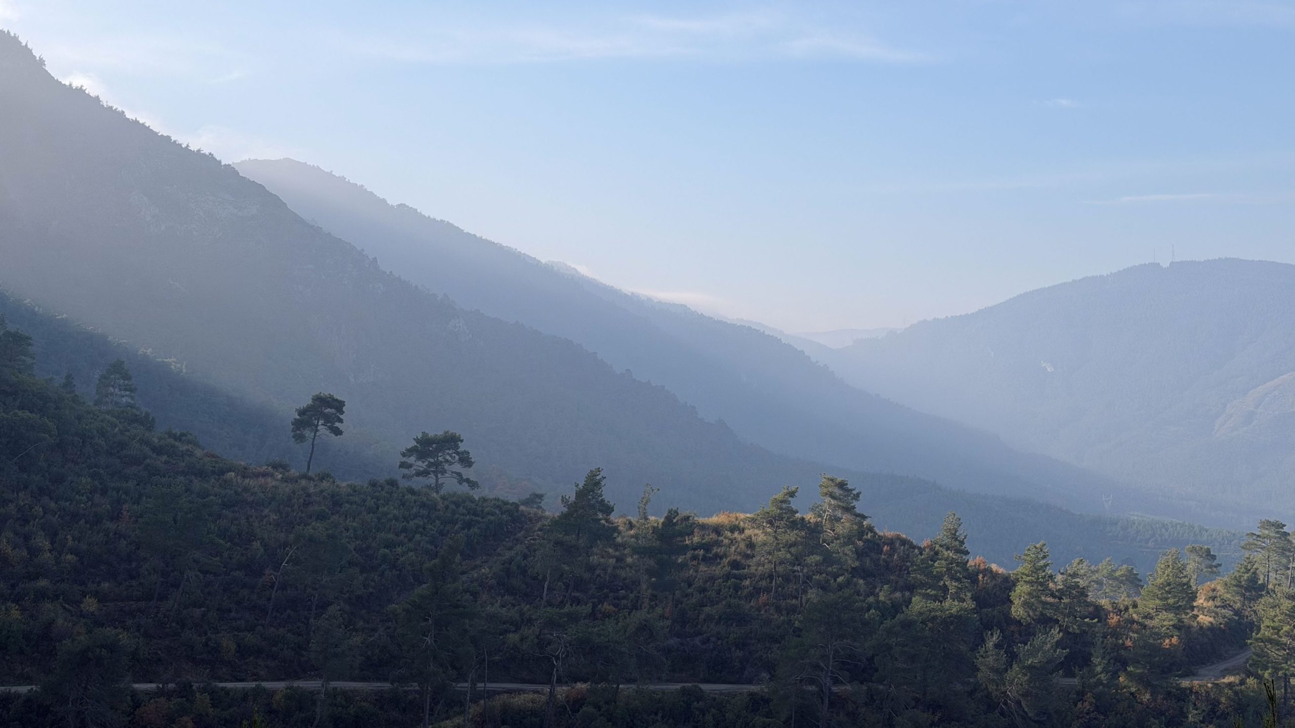 Rural landscape between Şirince and Çamlık