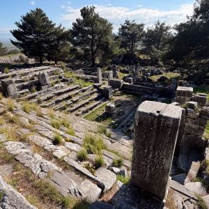 Priene ancient city and Mount Mycale