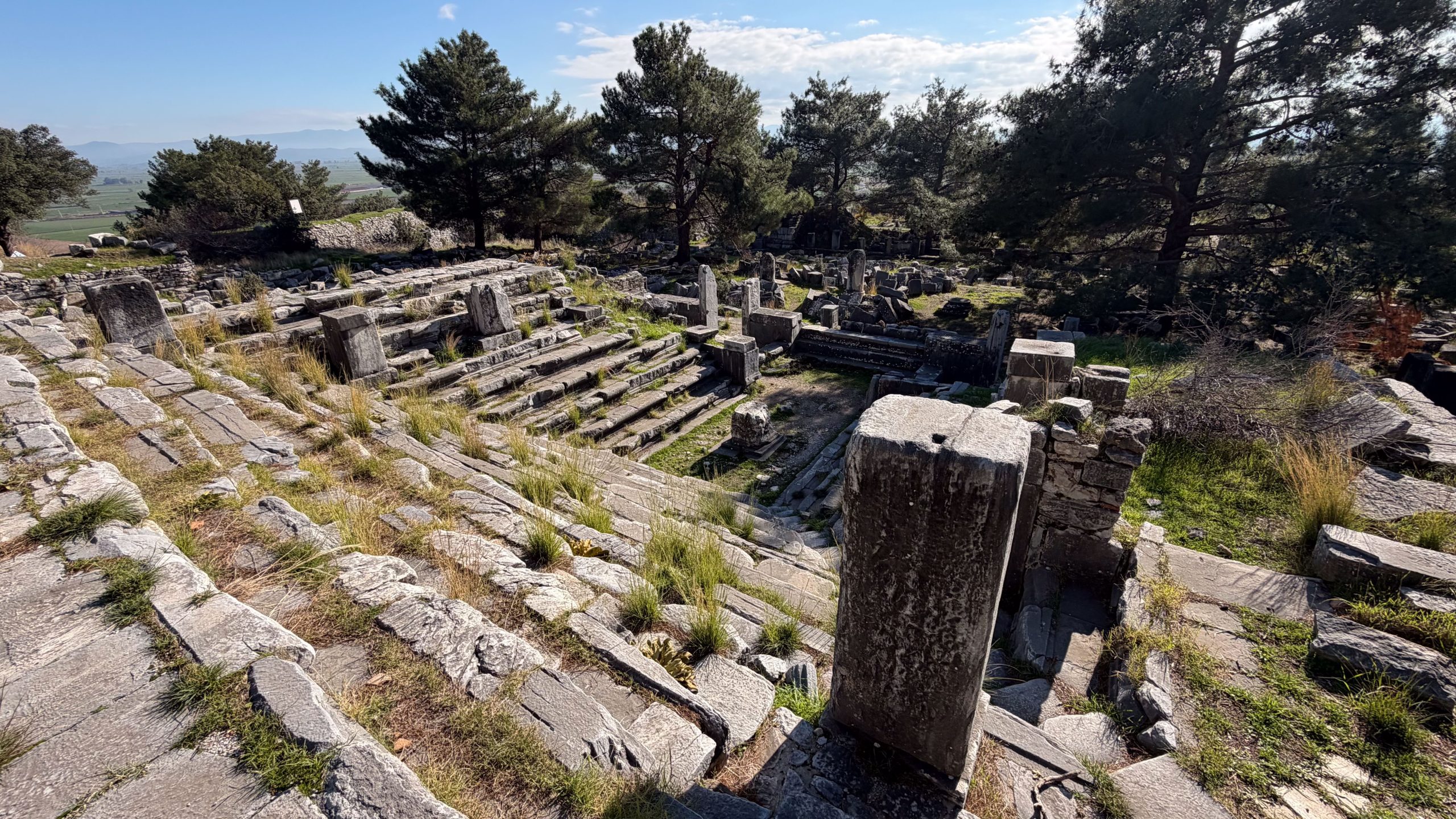 Priene ancient city and Mount Mycale