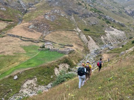 Santa Ruins walking tour in Gumushane Turkey