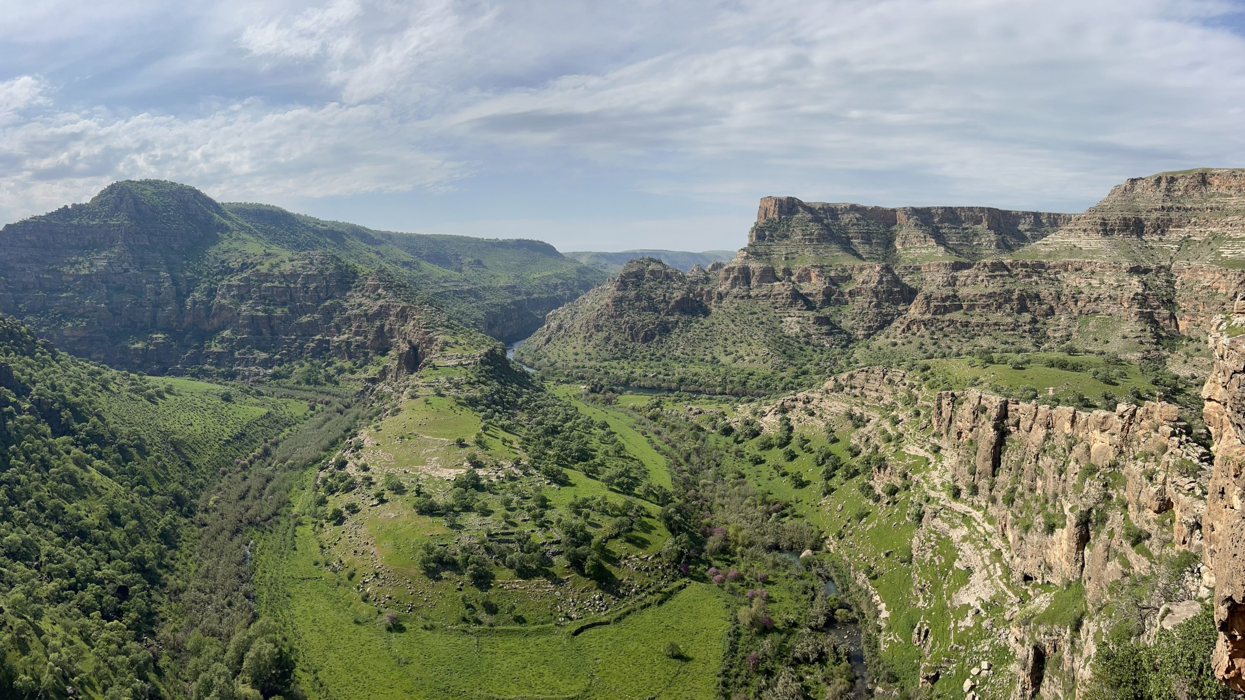Walking through the landscape around Mardin