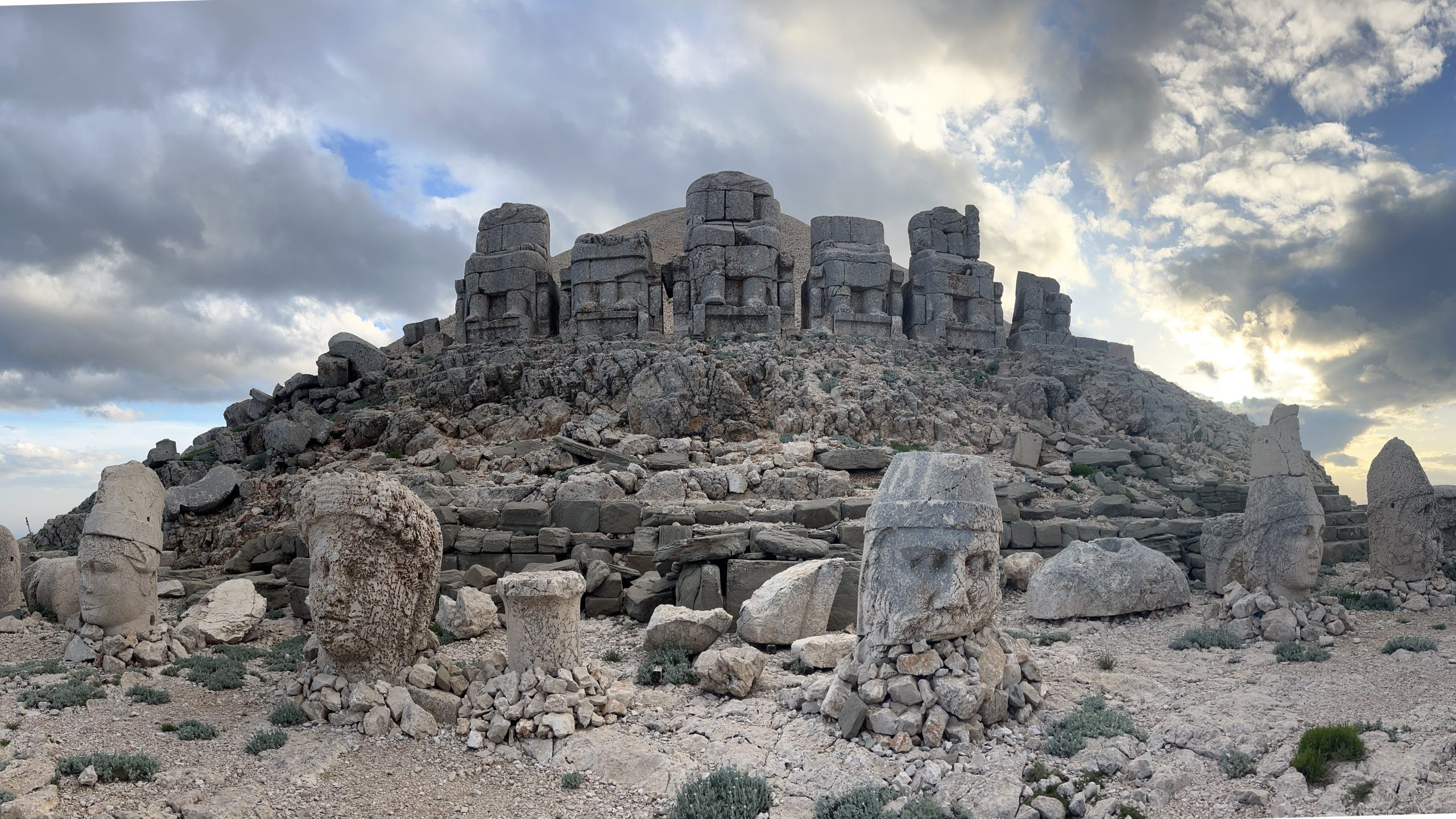 Mount Nemrut statues on a Southeast Turkey tour