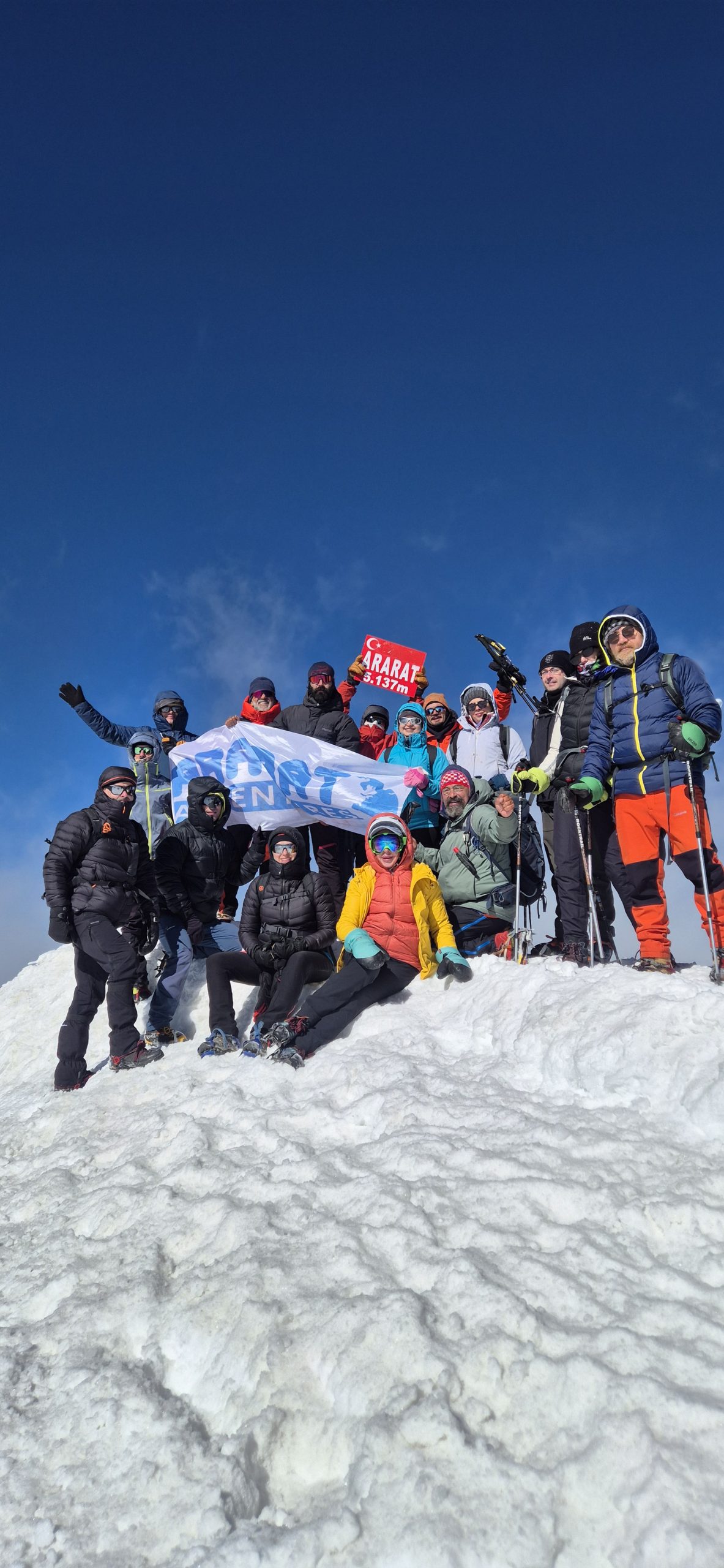 Summit of Mount Ararat at 5,137 metres