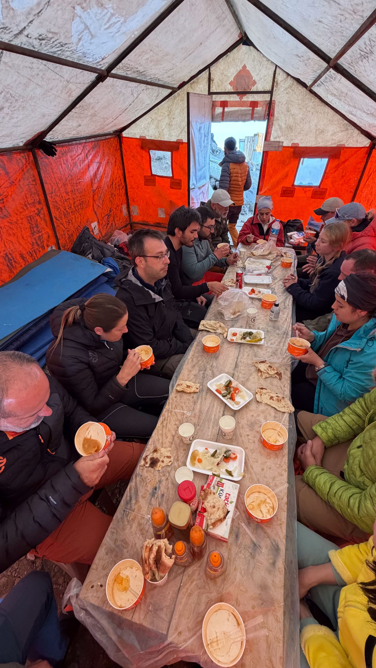 High Camp on Mount Ararat at 4,200 metres