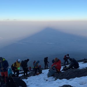 Climbers at the slopes of Mount Ararat in Turkey
