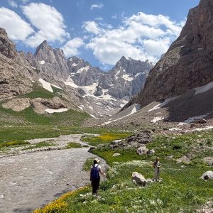 Mountain valleys and high-altitude landscape in Hakkari, Eastern Turkey