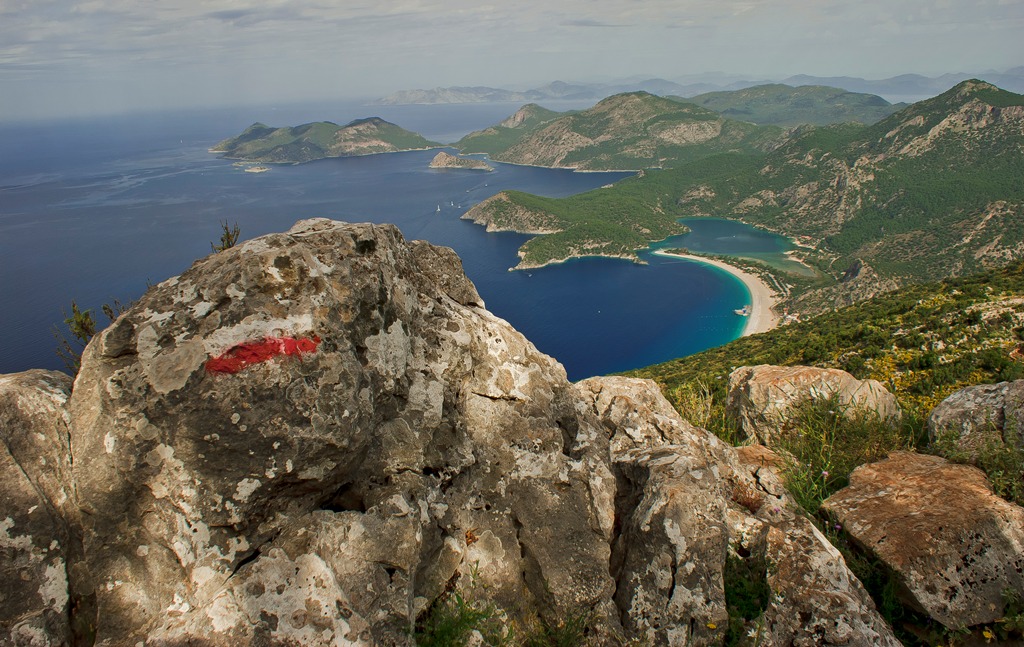 Self-guided Lycian Way day hike above Ölüdeniz