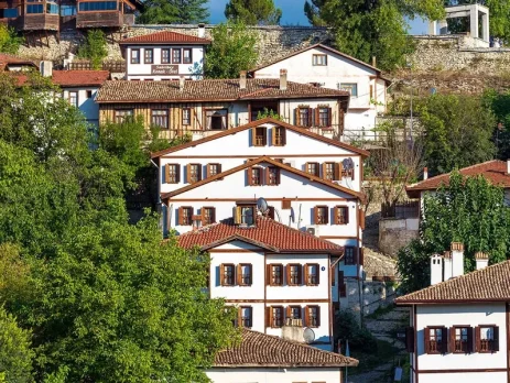 Historic Safranbolu streets on a Safranbolu Amasra private tour