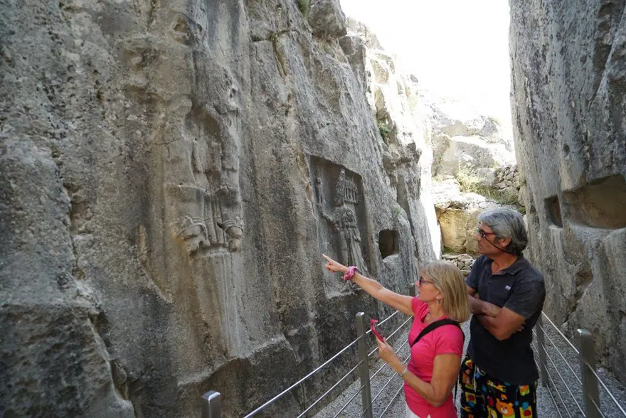 hattusa_002 Yazilikaya Hittite rock sanctuary near Hattusa